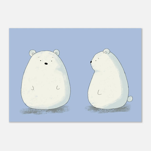 Duo d'ours polaires