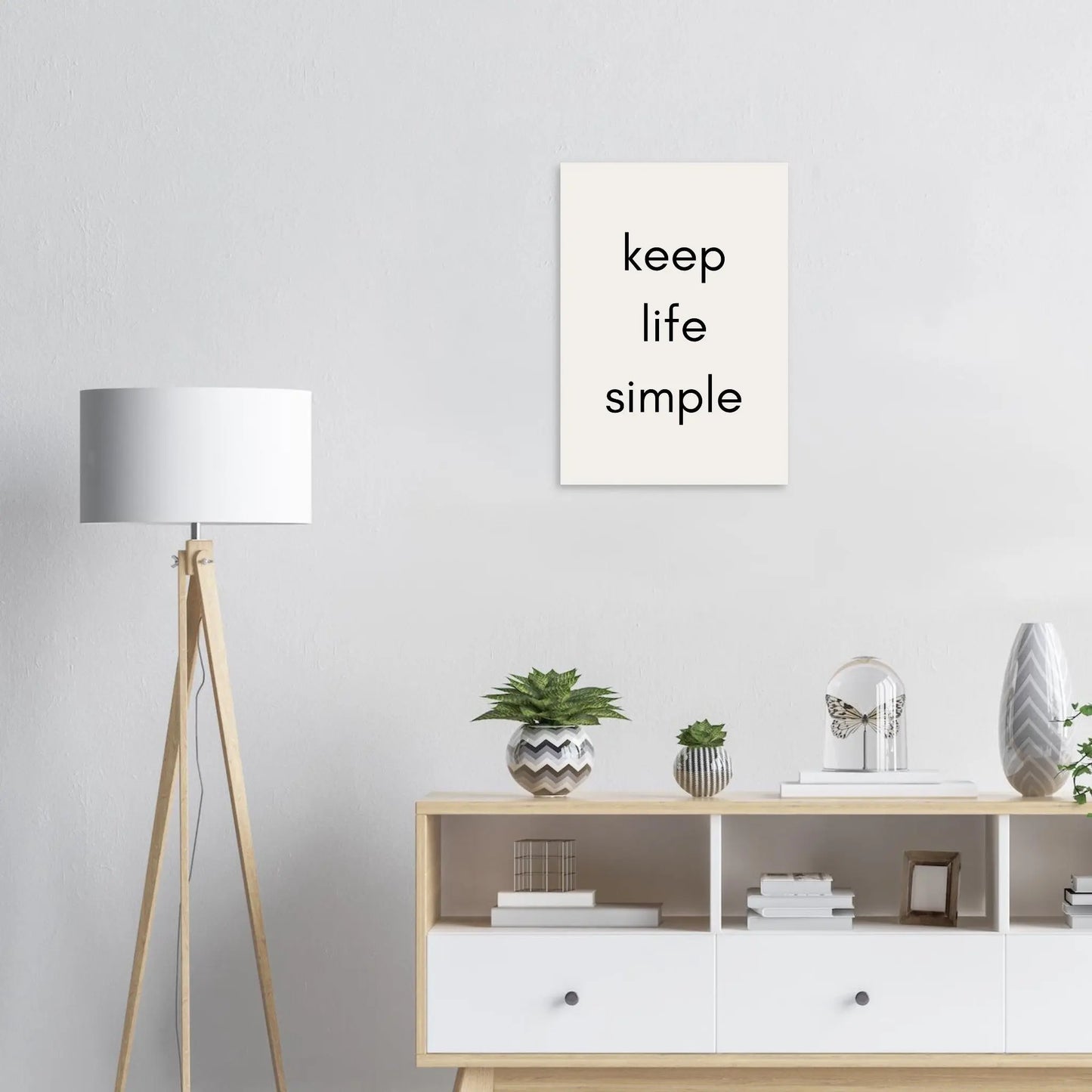 Poster Keep life simple