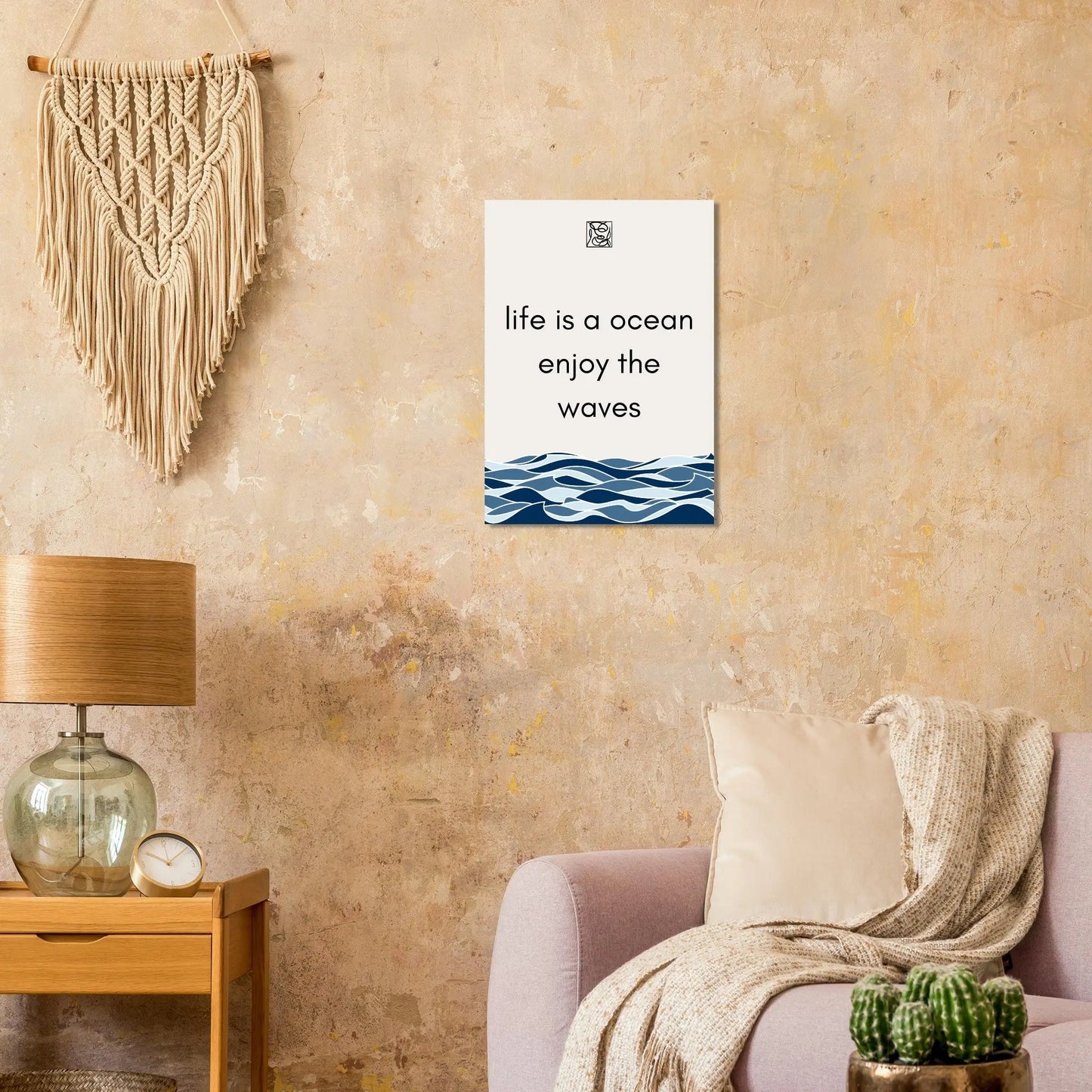 Posters - Life is a ocean enjoy the waves