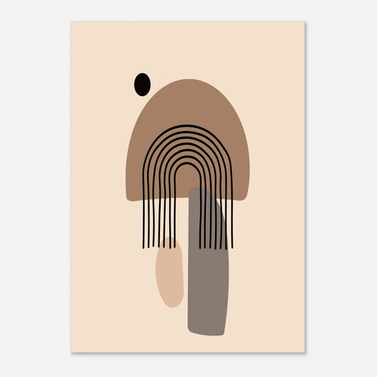 Poster Minimalist Earth Tones