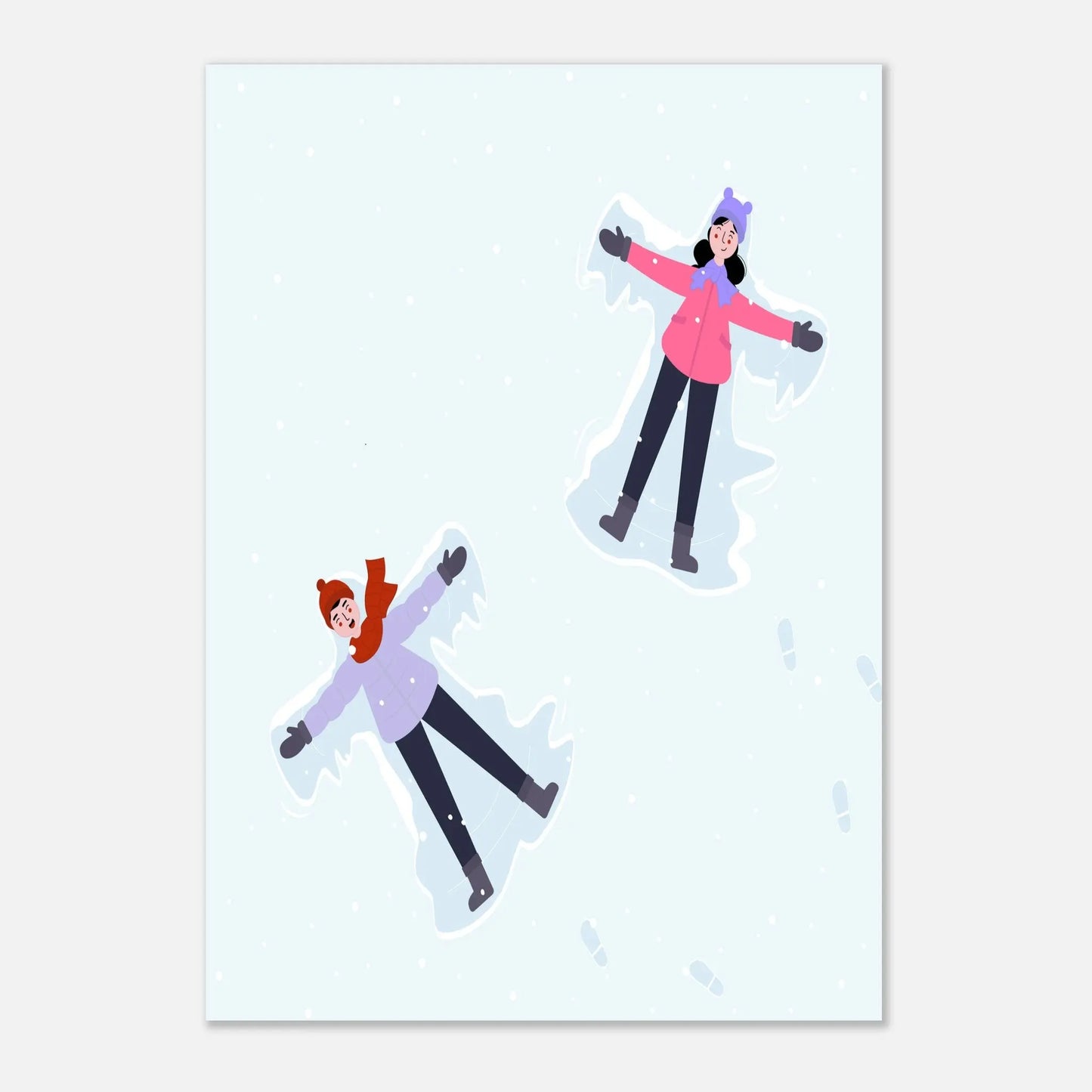 Poster Anges de Neige