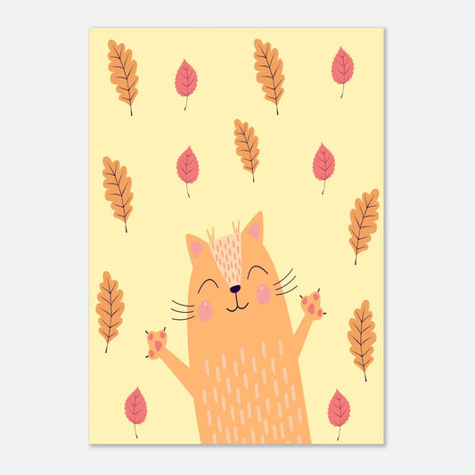 Poster - Autumn Cat