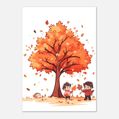 Poster - Balade en Fôret d’Automne