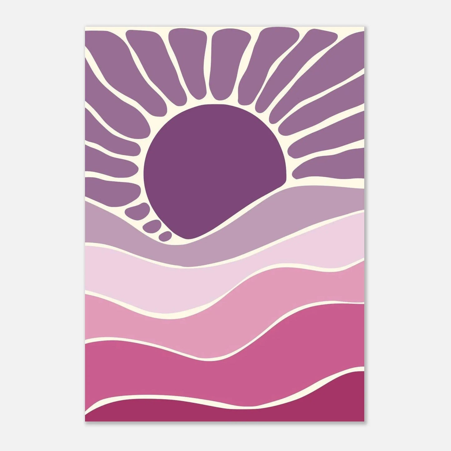 Poster Sunset Abstrait