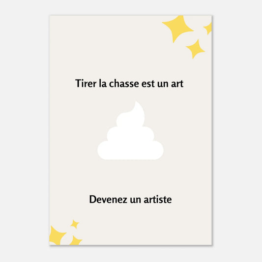 "Tirer la chasse est un art, alors soyez un artiste"